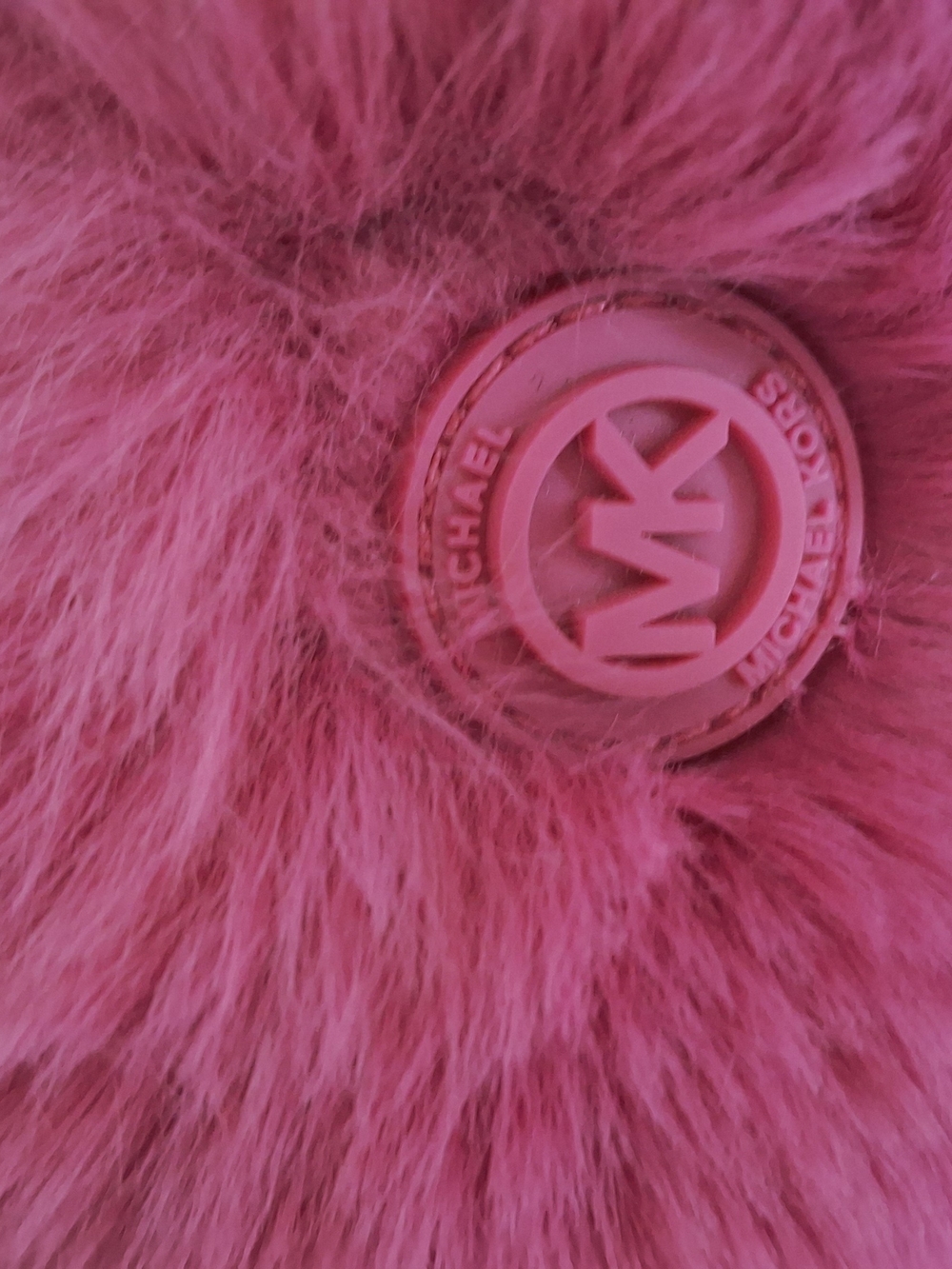 Michael Kors Elsie Faux Fur Slingback Slippers Pink 6 - Picture 8 of 12